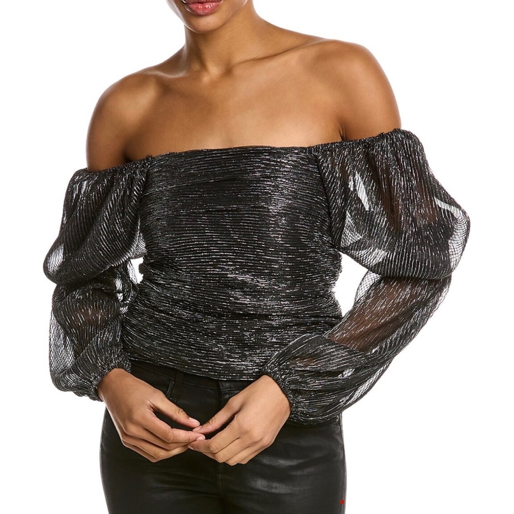 NWT Sparkly Mesh Top
